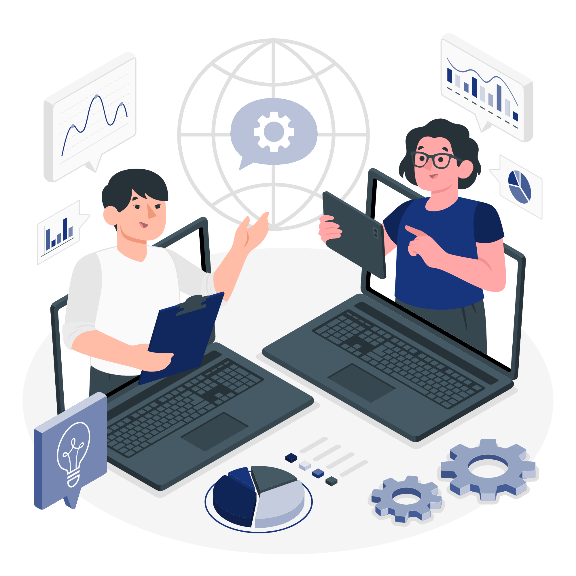 Contact Illustration